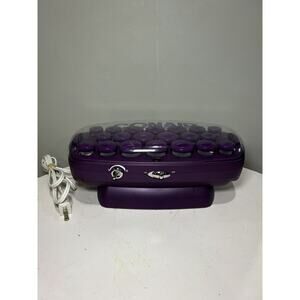 Conair CHV37T Multi Size Hot Rollers Flocked Velvet Curlers 20 Rollers No Clips